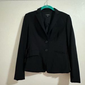 Ann Taylor fitted black blazer size 0P